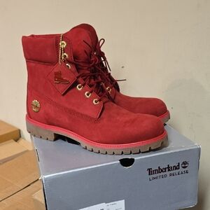 Timberland Limited Edition Red Boots